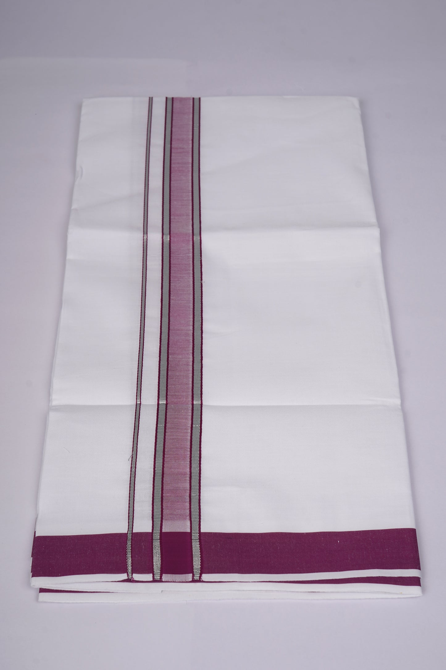 FS-105 W/S DHOTI  2.00 MTR - Dark Violet