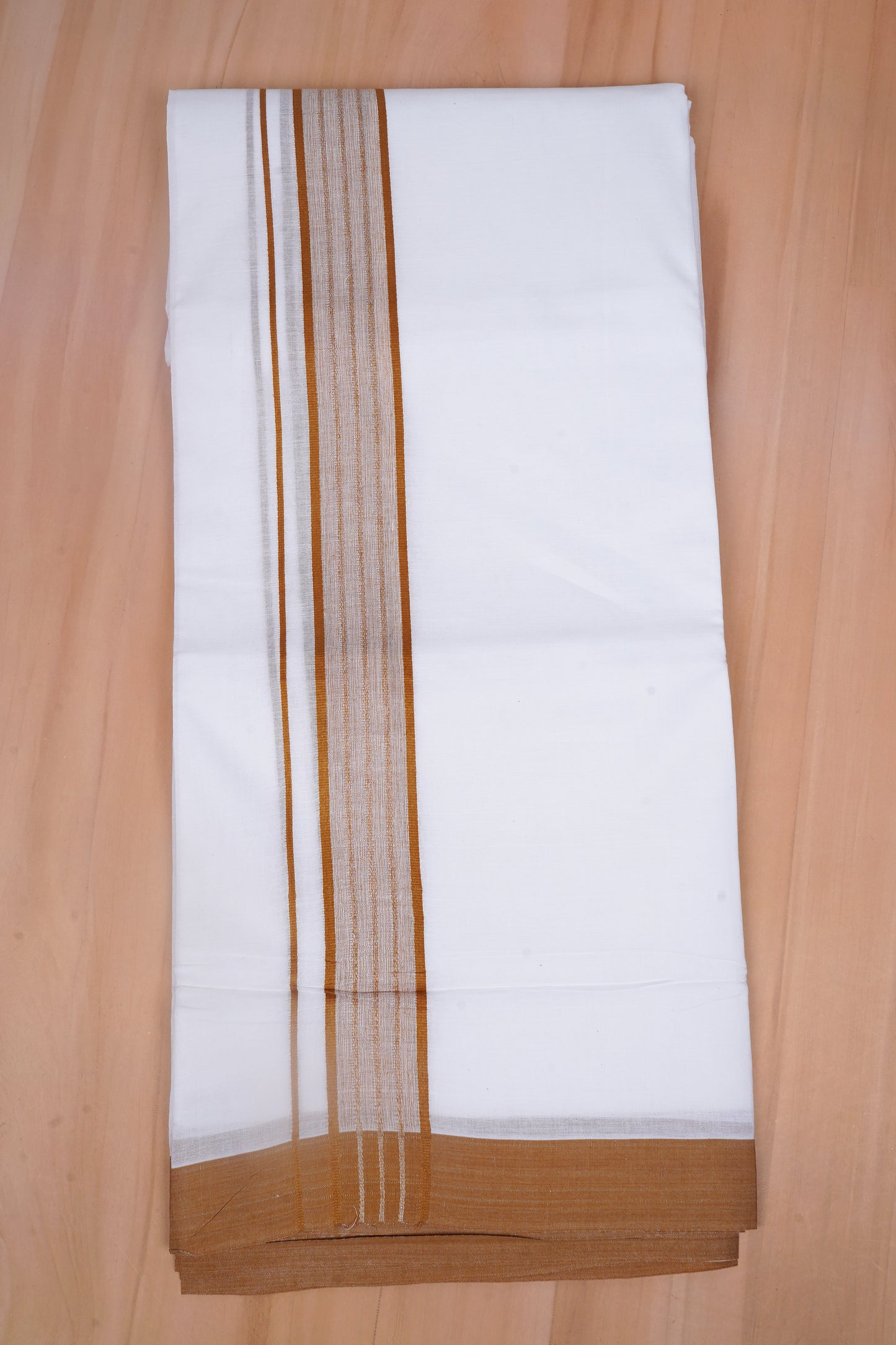 FCD-411 W/D DHOTI 3.80 MTR - Brown 3