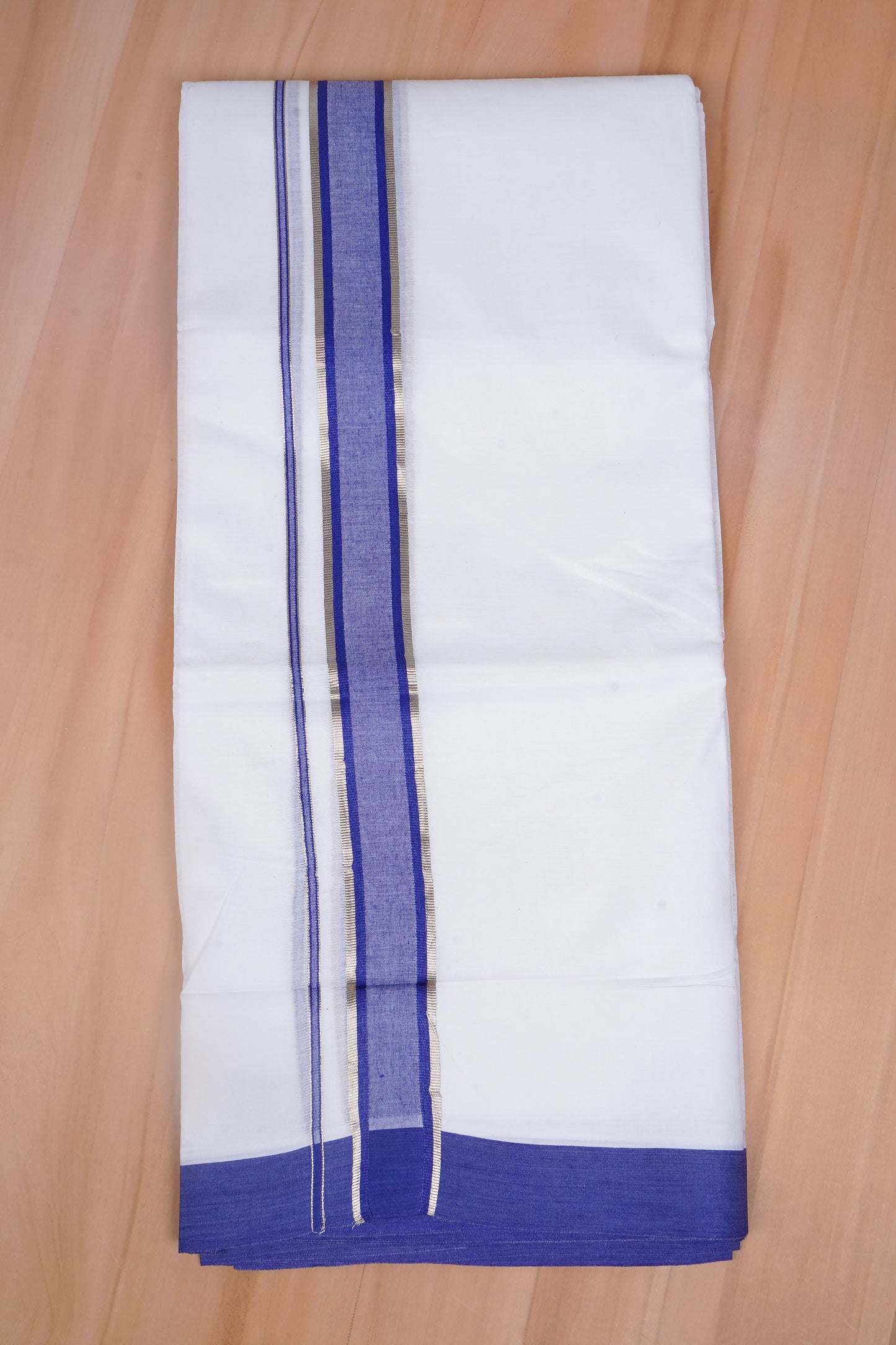 FCD-409 W/D DHOTI 3.80 MTR - Blue
