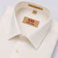 2 Pcs Combo Pure Silk Shirt Full Sleeve - Cream