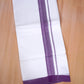 FCD-580 W/D DHOTI 3.80 MTR - Dark Purple