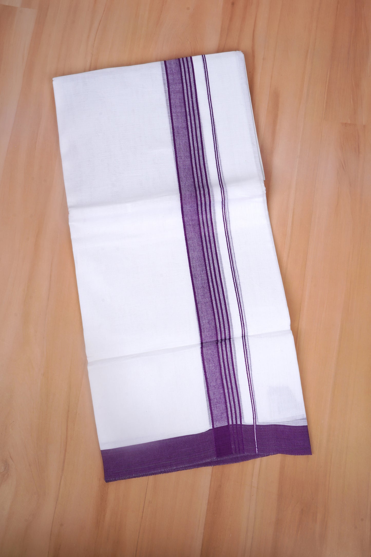 FCD-580 W/D DHOTI 3.80 MTR - Dark Purple
