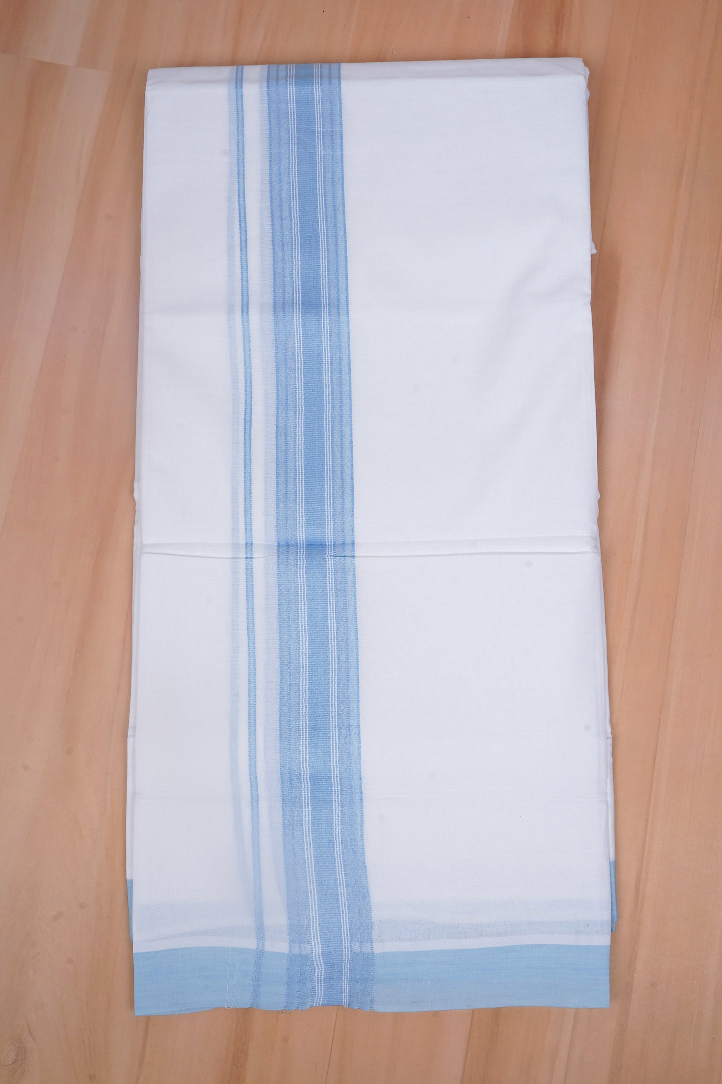 FCD-618 W/D DHOTI 3.80 MTR - Light blue