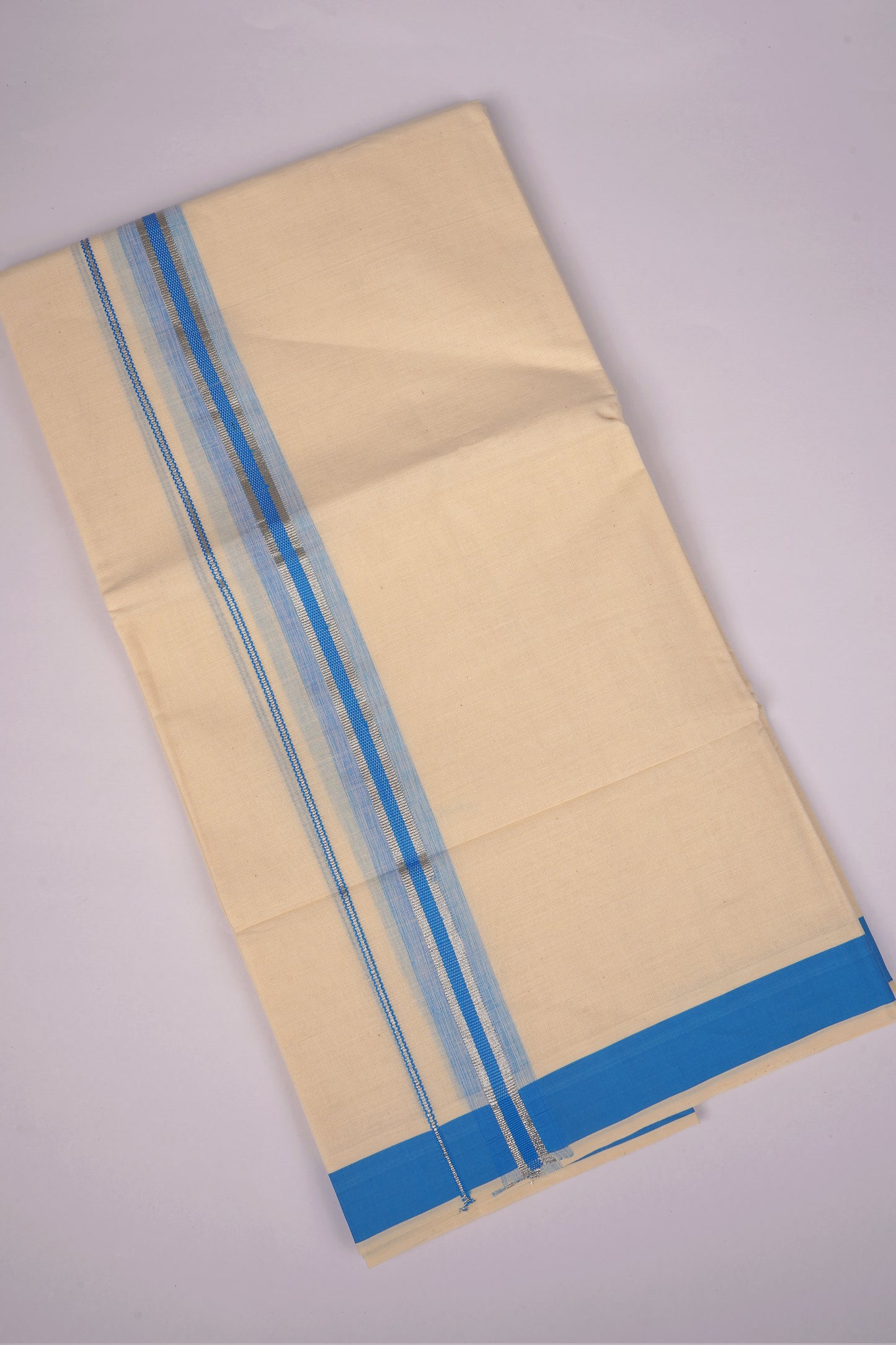 FD-187C C/D DHOTI  3.80 MTR-Ajantha Blue