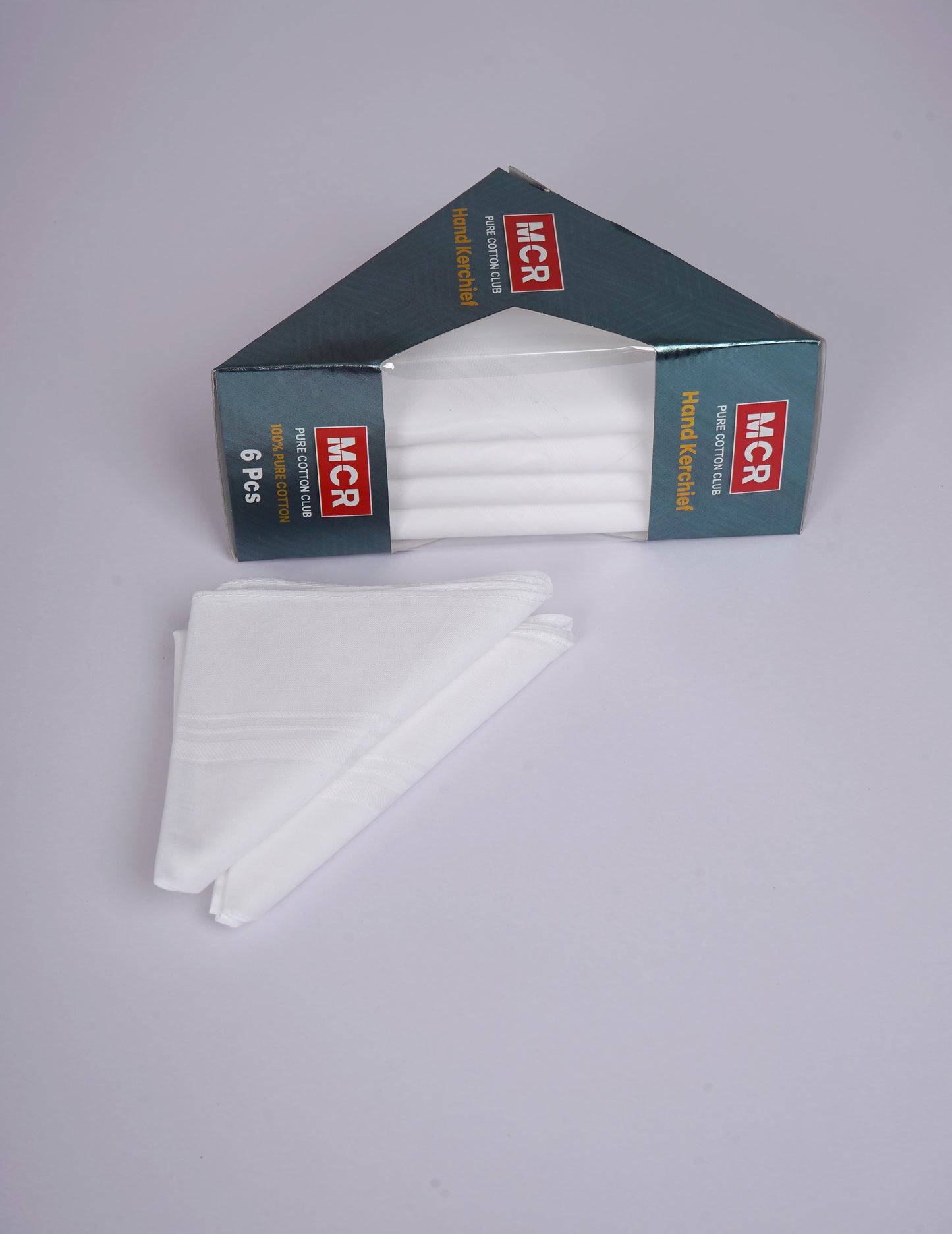 MARK - KF-119 KERCHIEF 6 PCS - 16X16 - WHITE