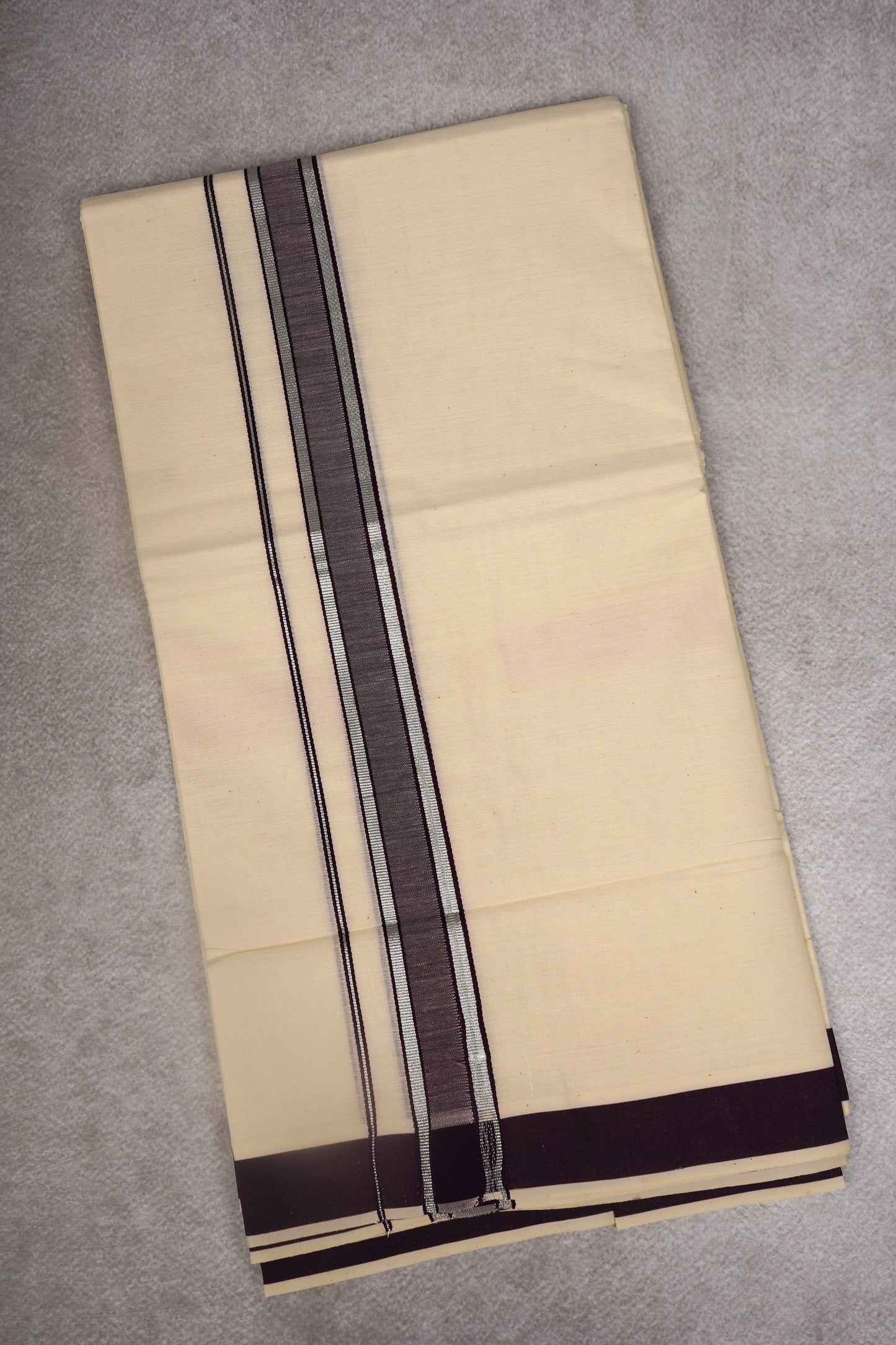 FD-178C C/D DHOTI  3.80 MTR-Dark Maroon