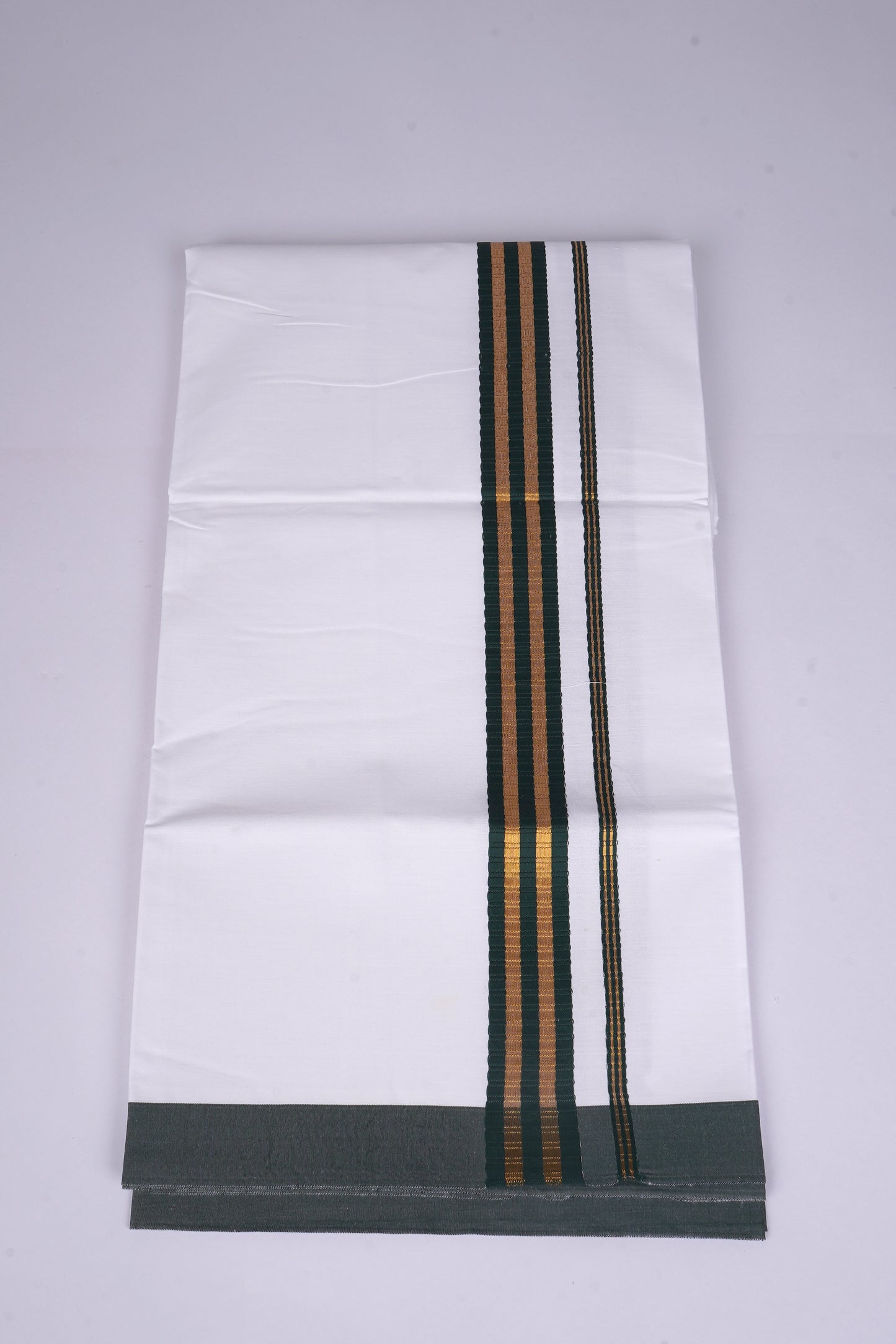 FS-100 W/S DHOTI  2.00 MTR - Dark Green