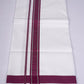 FS-130 W/S DHOTI  1.90 MTR - Dark Violet