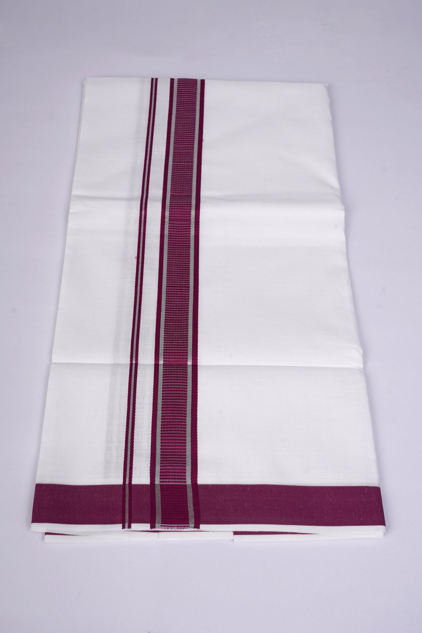 FS-130 W/S DHOTI  1.90 MTR - Dark Violet