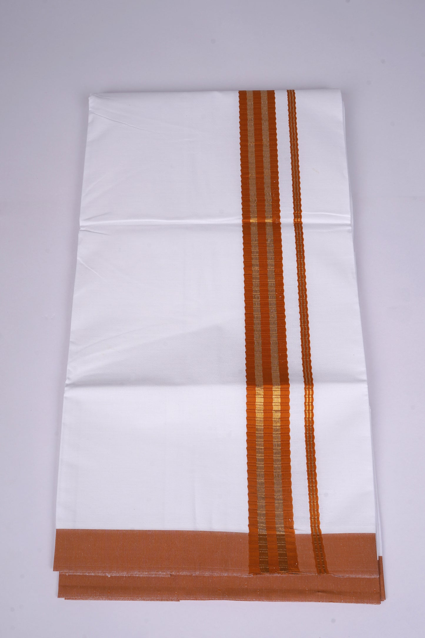 FS-100 W/S DHOTI  2.00 MTR - Dark Gold