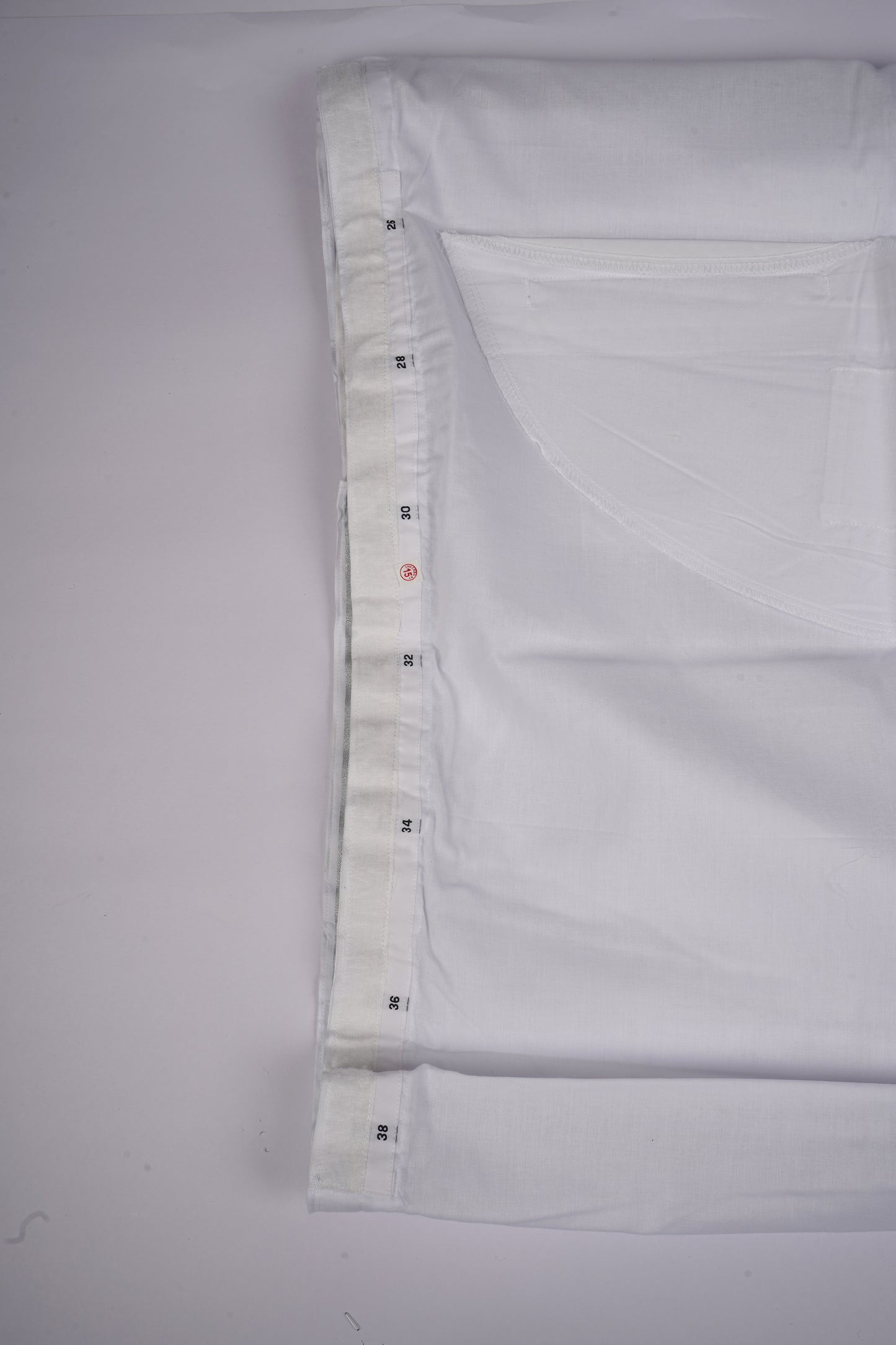 PKT SLD-01 VELCRO WHITE DOUBLE DHOTI