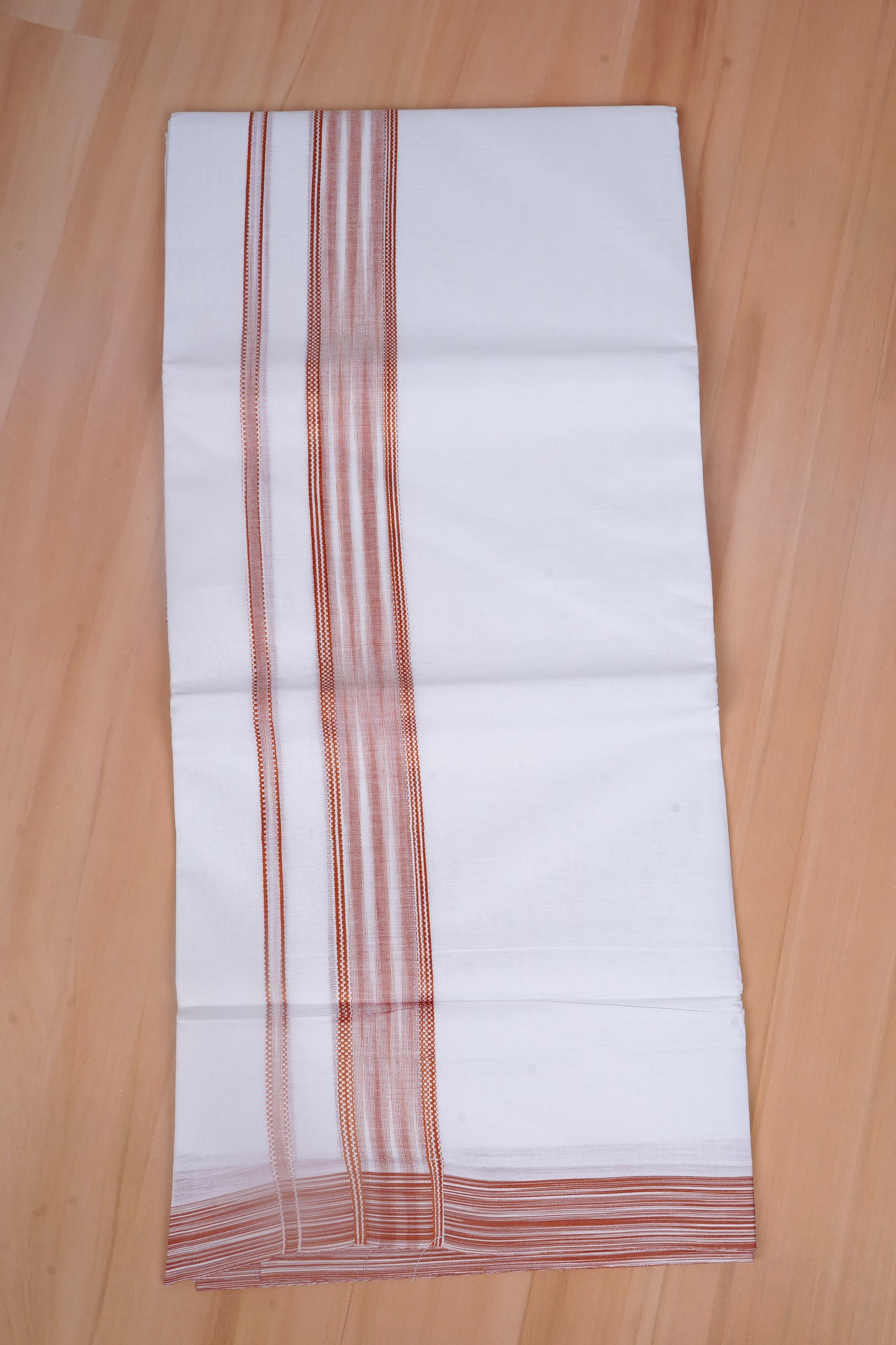 FCD-70 W/D DHOTI 3.80 MTR-Light Brown