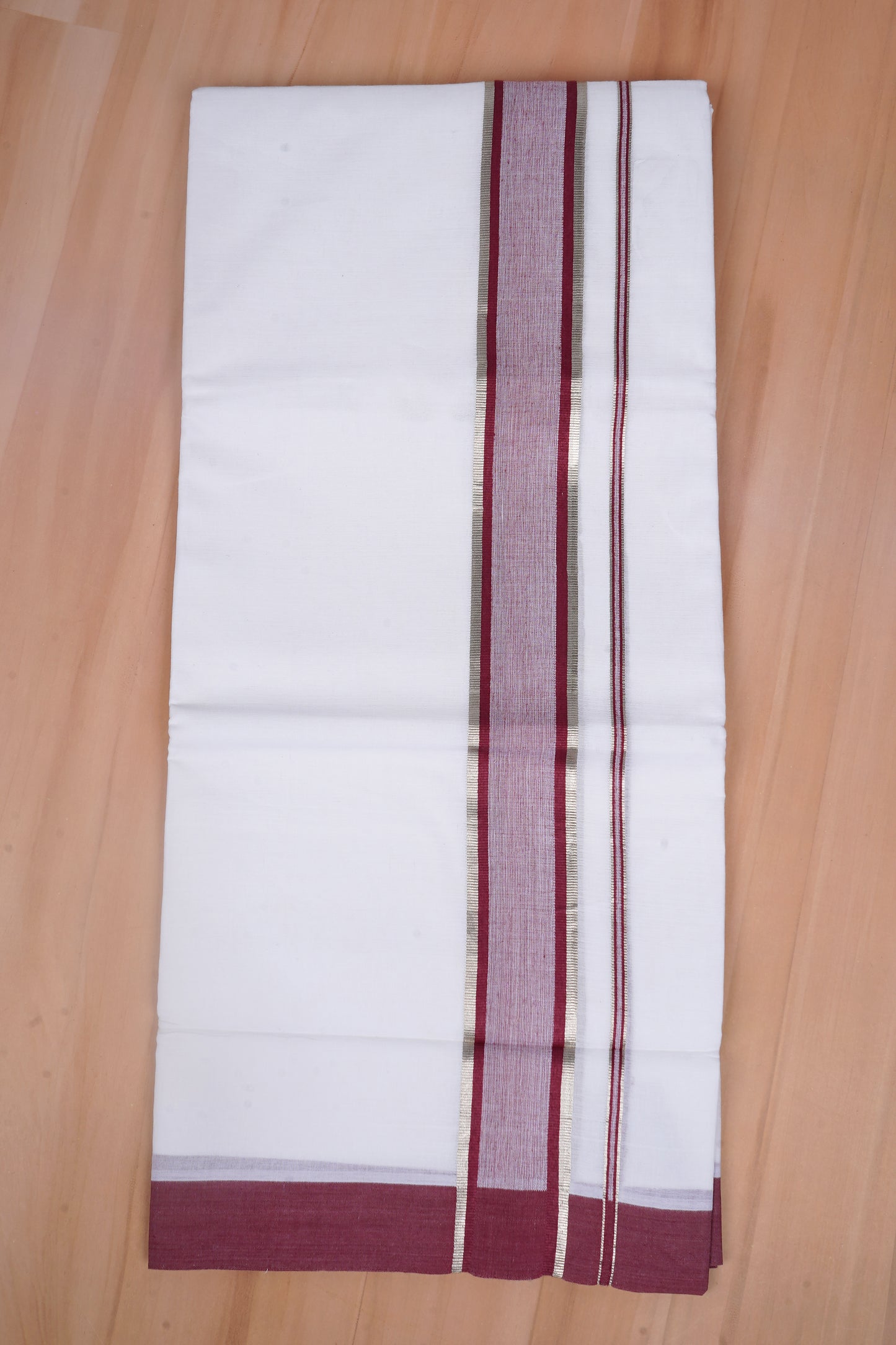 FCD-409 W/D DHOTI 3.80 MTR - Maroon