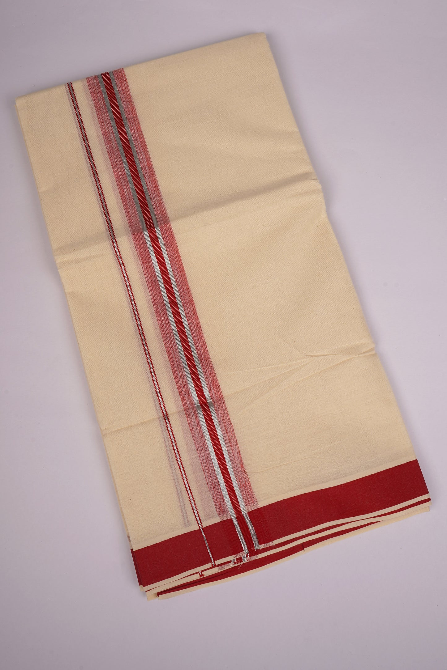 FD-187C C/D DHOTI  3.80 MTR-Red