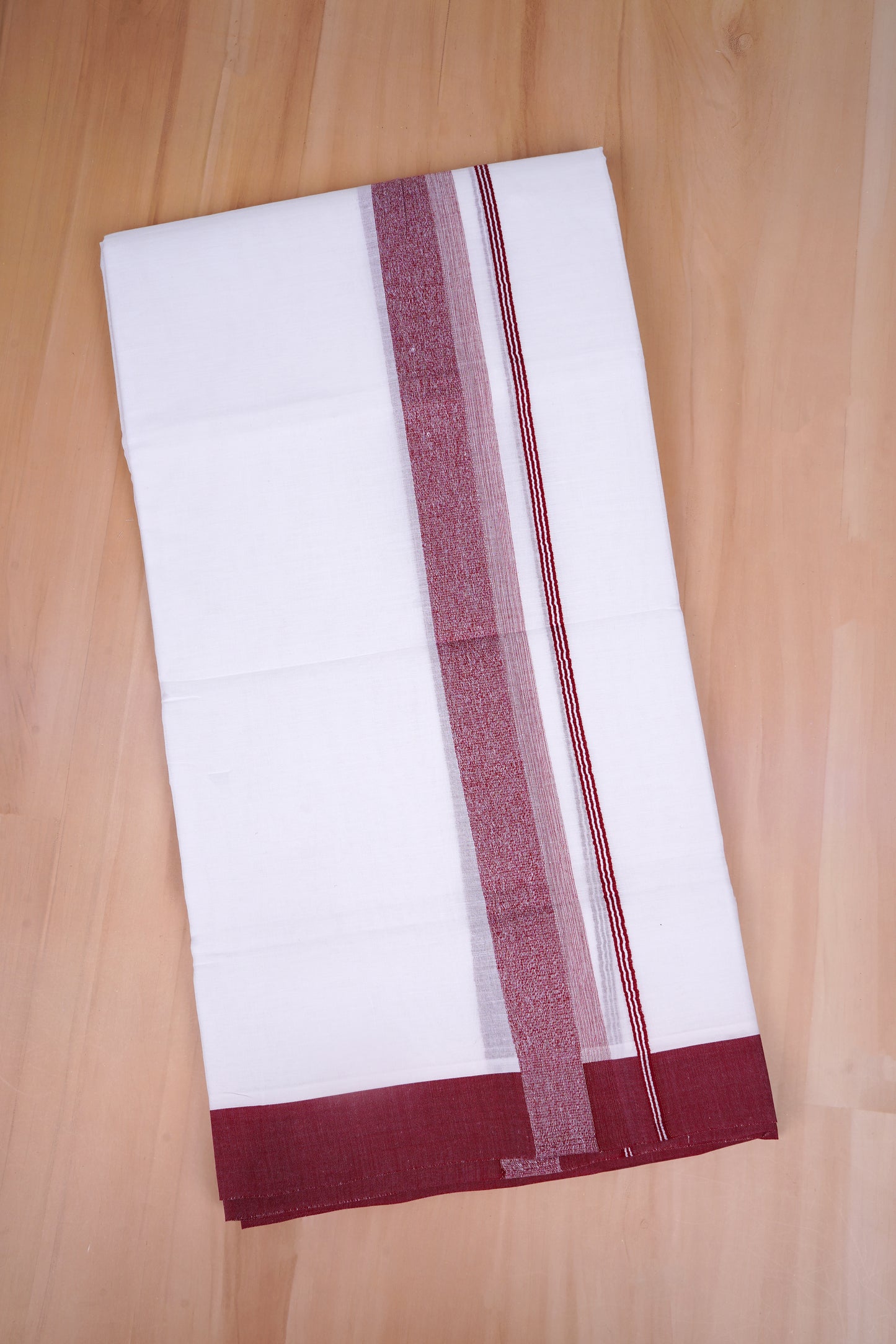 FCD-394 W/D DHOTI 3.80 MTR- Dark brown