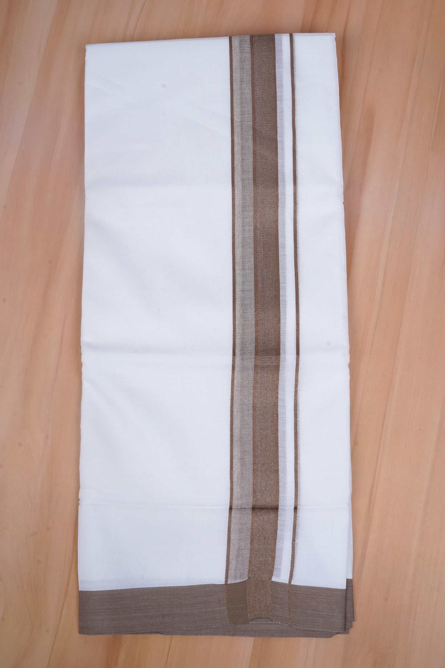 FCD-417 W/D DHOTI 3.80 MTR - Light Brown