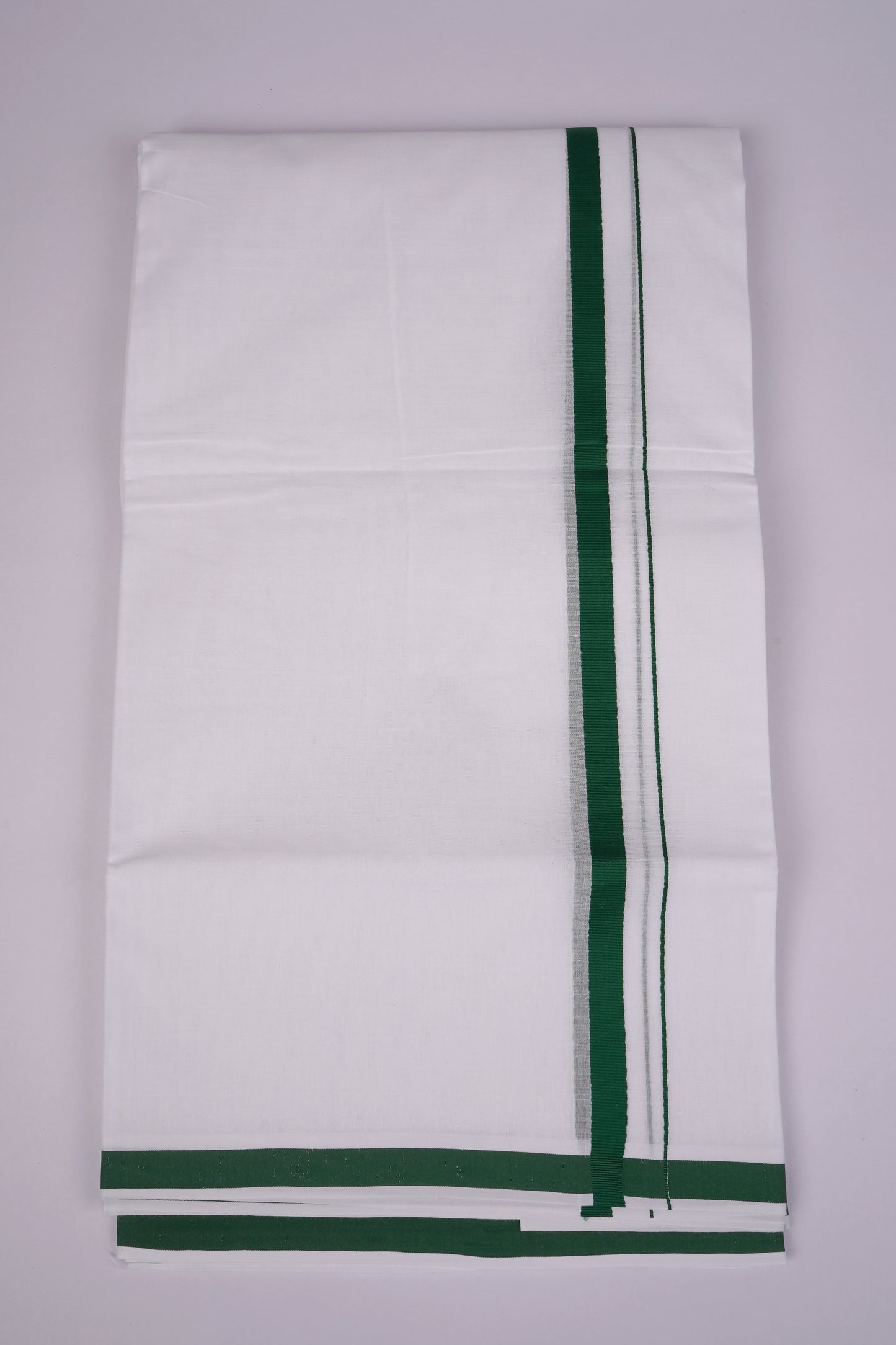 HD-29 W/D DHOTI  4.00 MTR-Dark Green