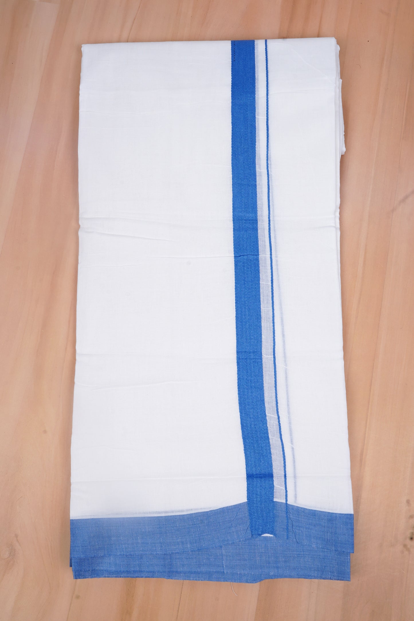 FCD-381 W/D DHOTI 3.80 MTR - Sky Blue