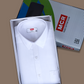 MCR LINEX Half Sleeve Formal White Shirt For Men-APPLE CUT