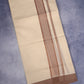 FCD-74C C/D DHOTI  4.00 MTR-Light brown