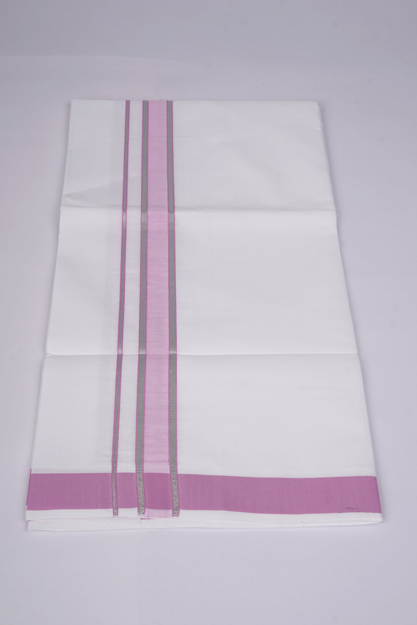 FS-105 W/S DHOTI  2.00 MTR - Light Pink