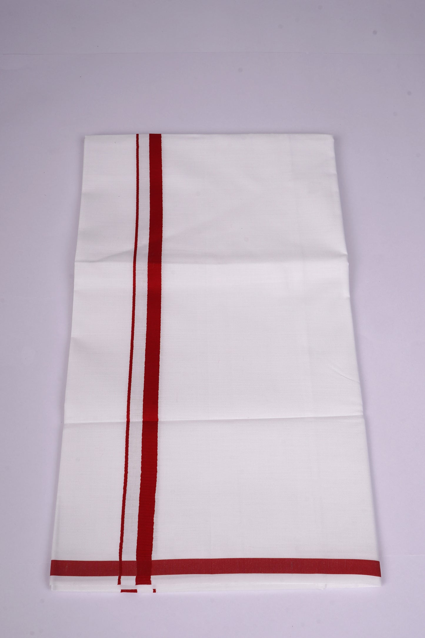 HS-17 STITCH W/S DHOTI  2.00 MTR - Red