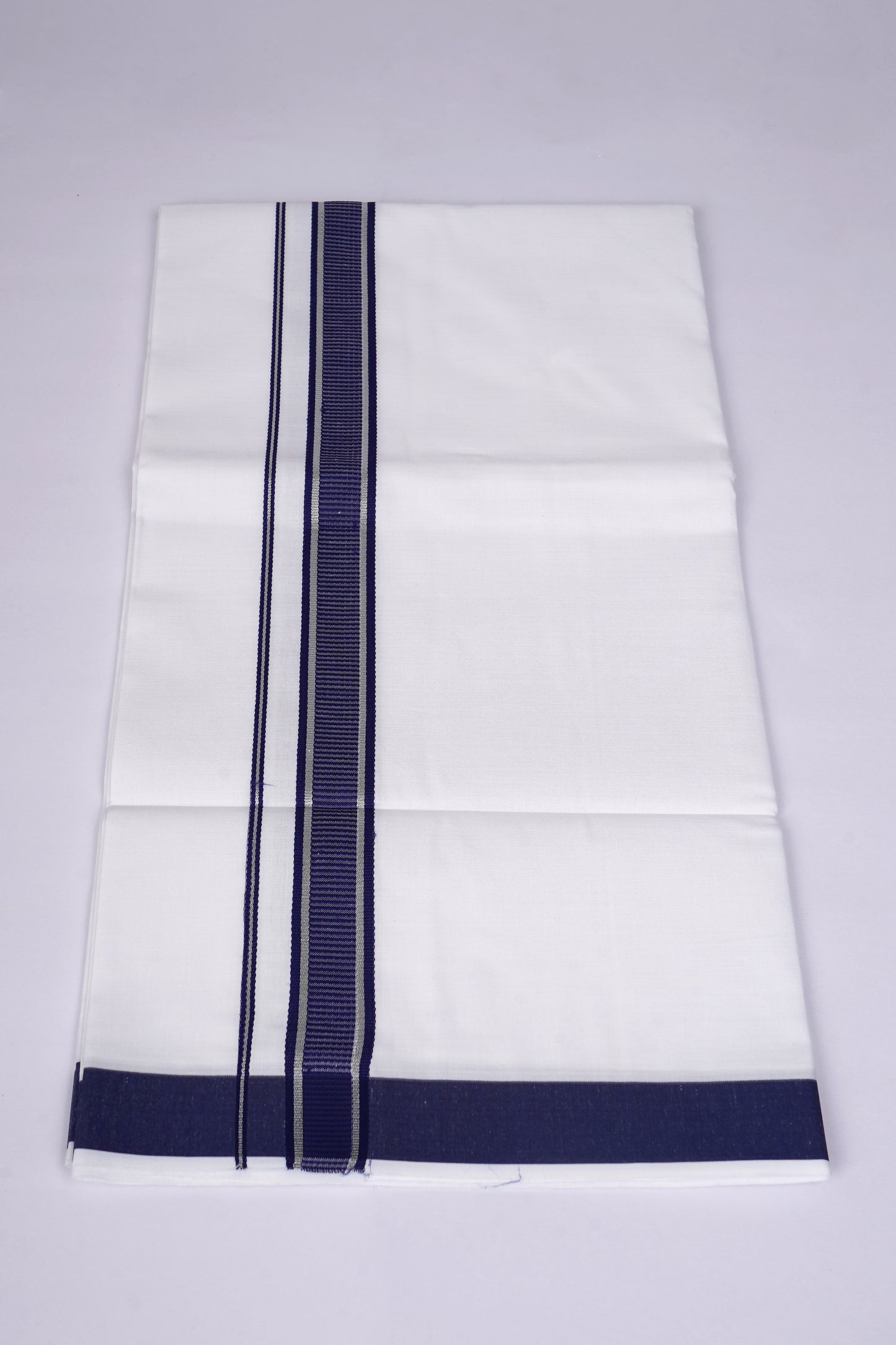 FS-130 W/S DHOTI  1.90 MTR - Dark Blue