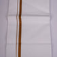 HD-17 W/D DHOTI  3.80 MTR-Brown
