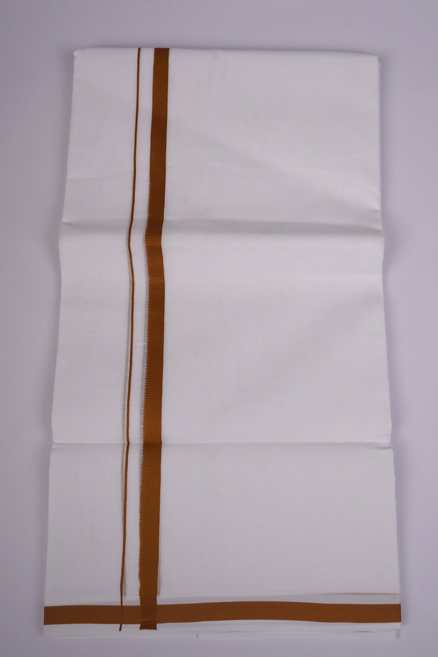 HD-17 W/D DHOTI  3.80 MTR-Brown