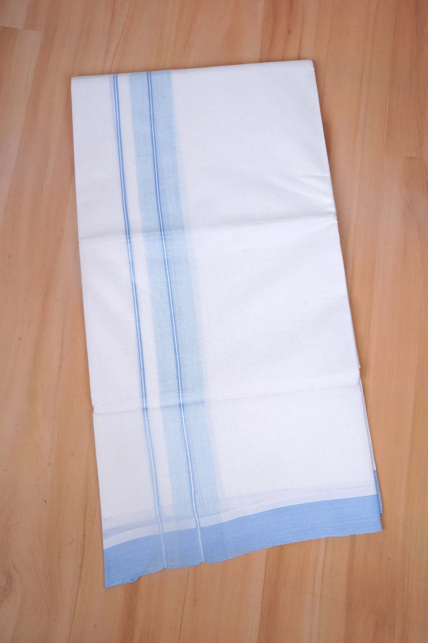 FCD-571 W/D DHOTI 3.80 MTR - Sky Blue