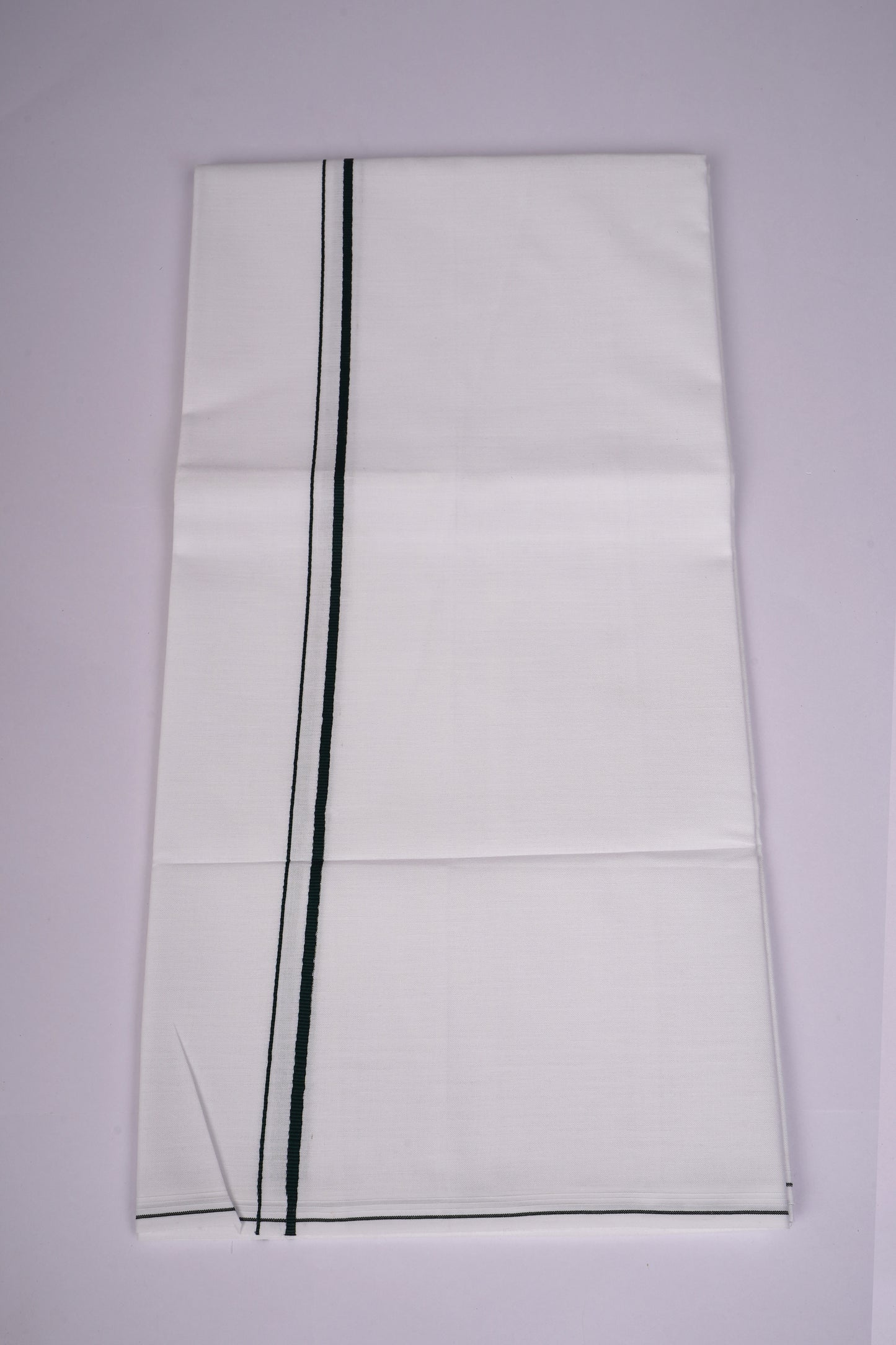 SS-21 STITCH W/S DHOTI  2.00 MTR - Dark Green