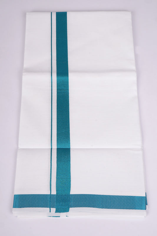 FS-137 W/S DHOTI 2.00 MTR - PEACOCK