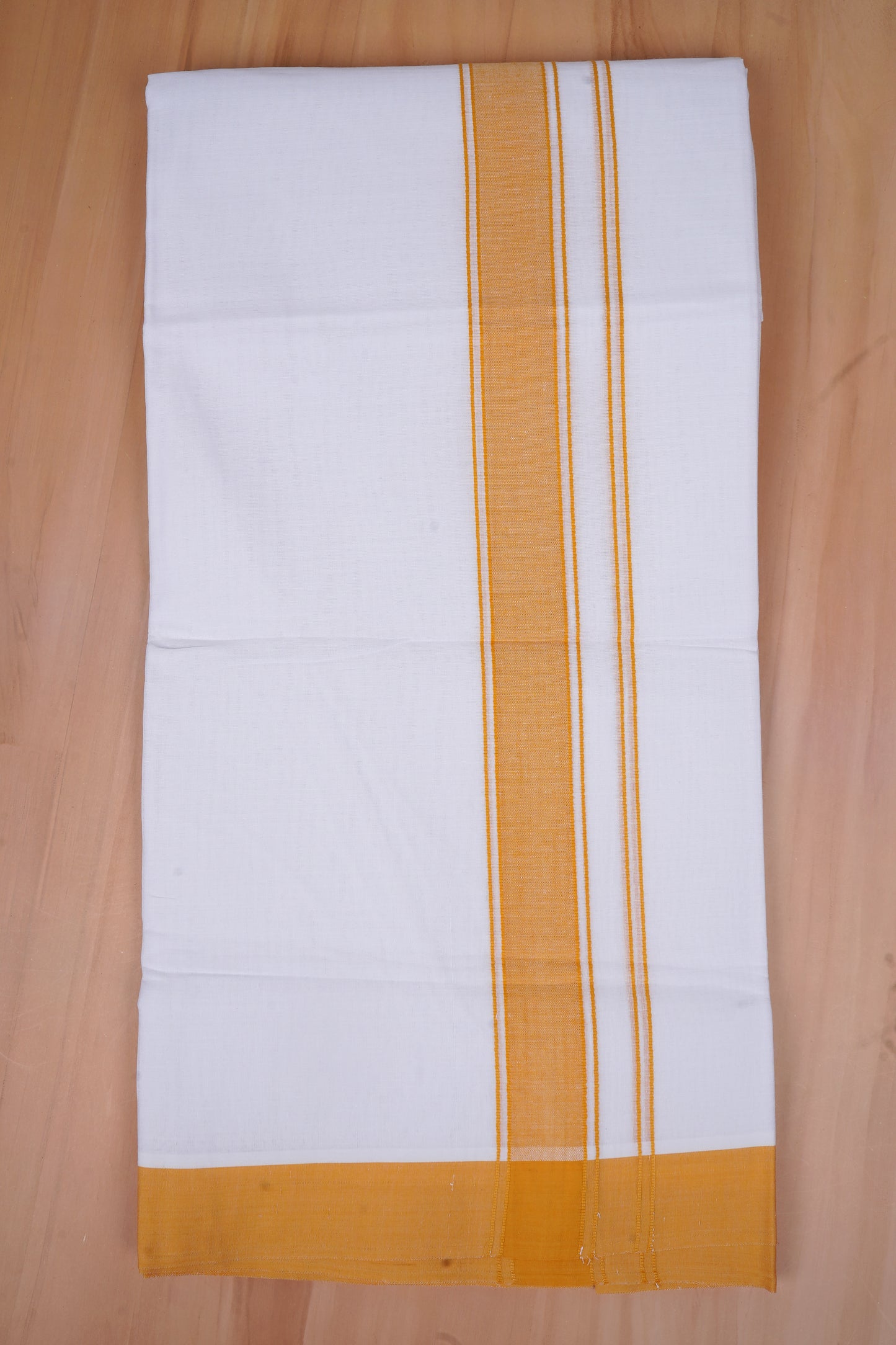 FCD-03 W/D DHOTI 4.00 MTR-Goldyellow
