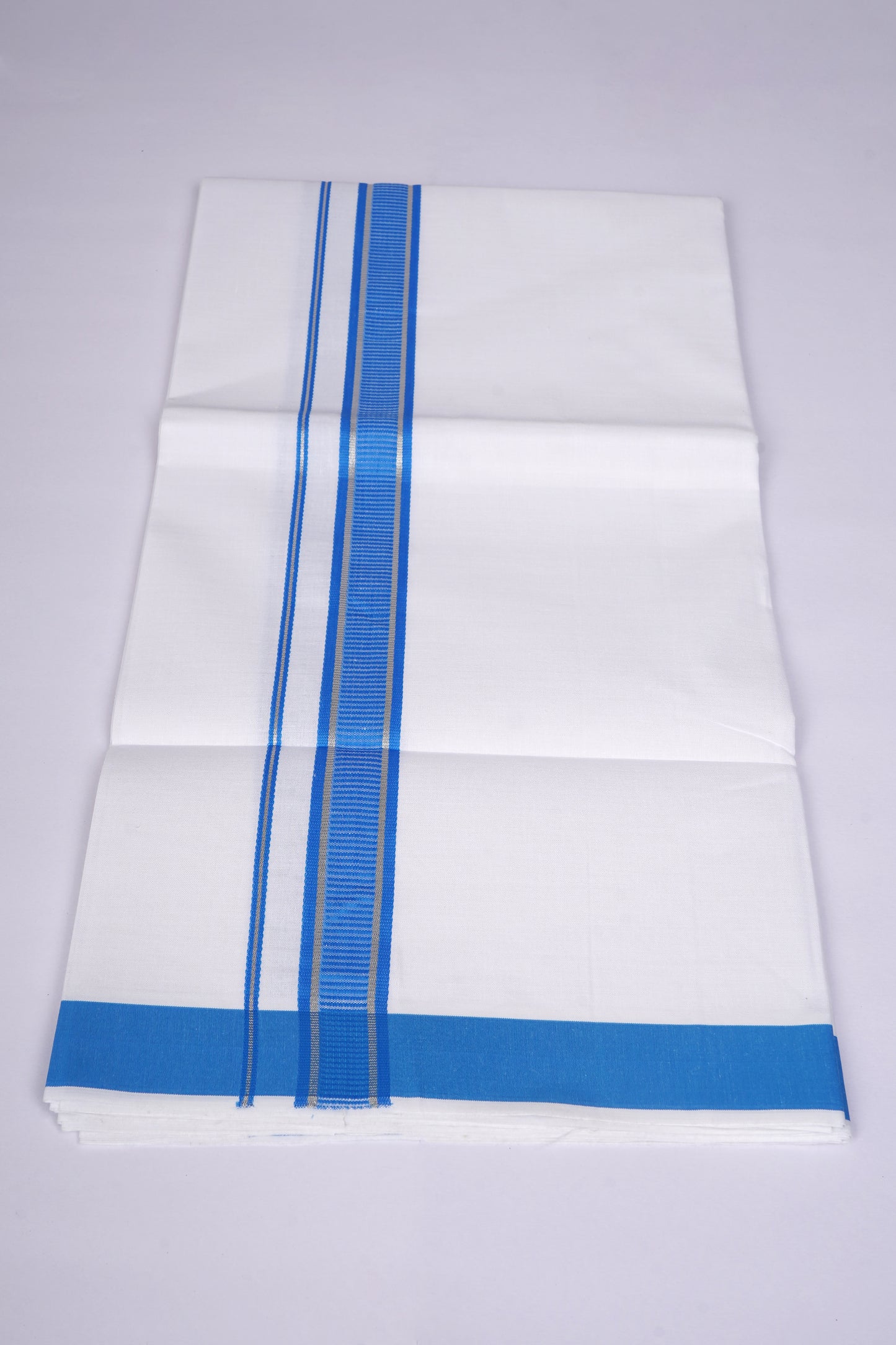 FS-130 W/S DHOTI   1.90 MTR - Blue