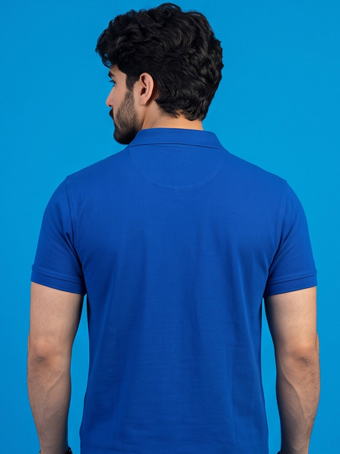 Python Plain Royal Blue Color T-Shirt - 70004