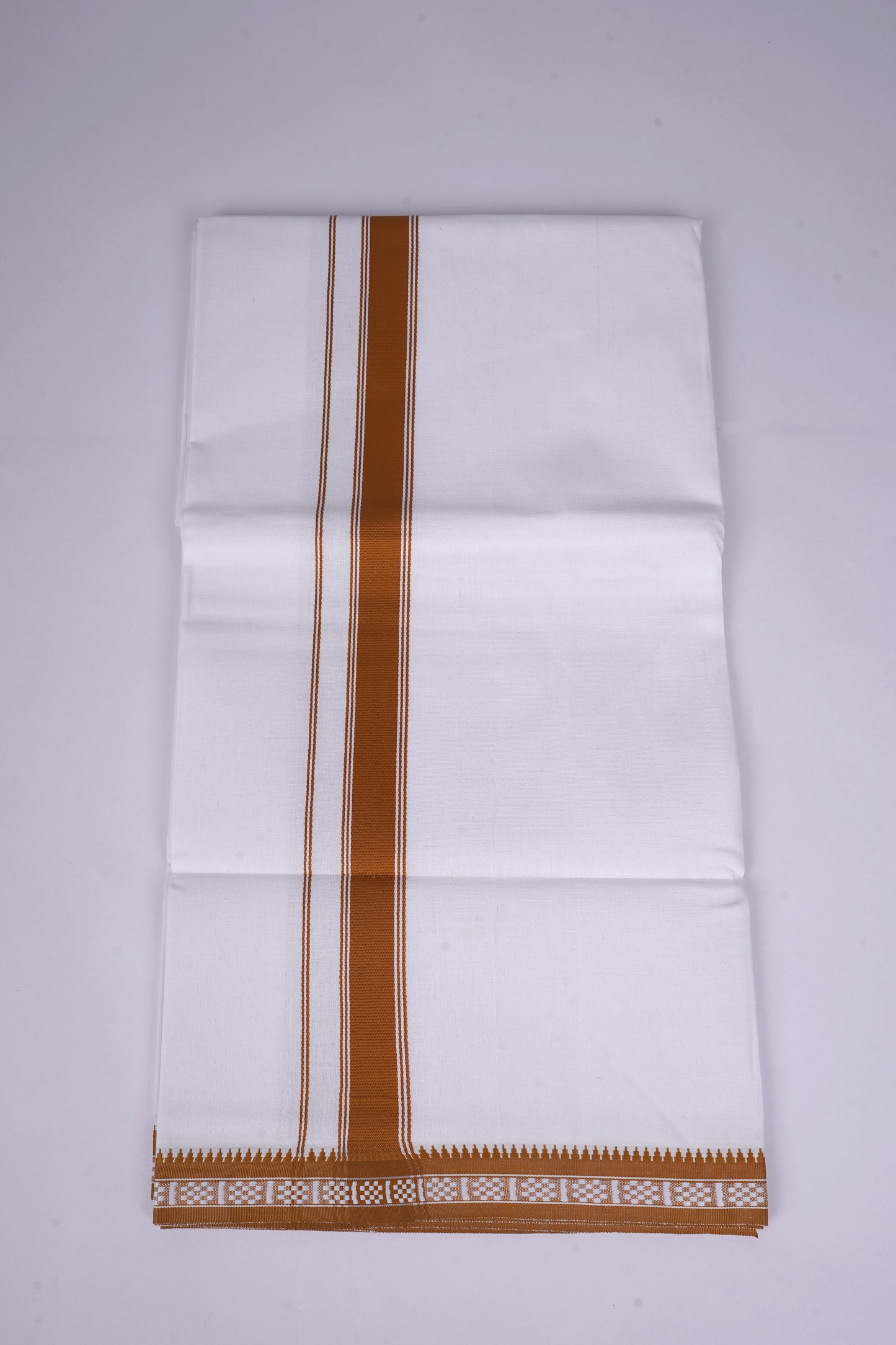 FS-126 W/S DHOTI  1.90 MTR - Brown