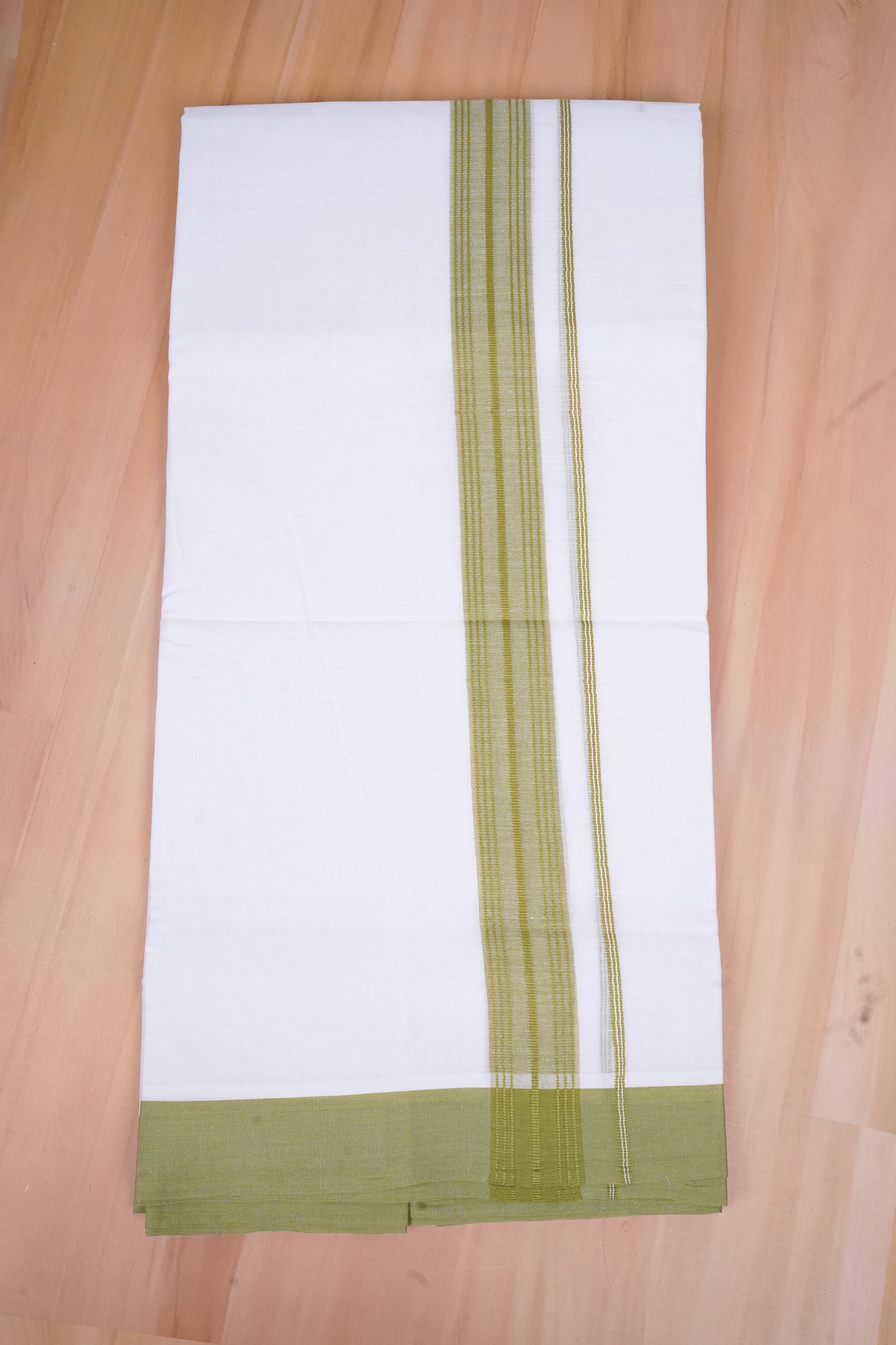 FCD-429 W/D DHOTI 3.80 MTR- Olive Green