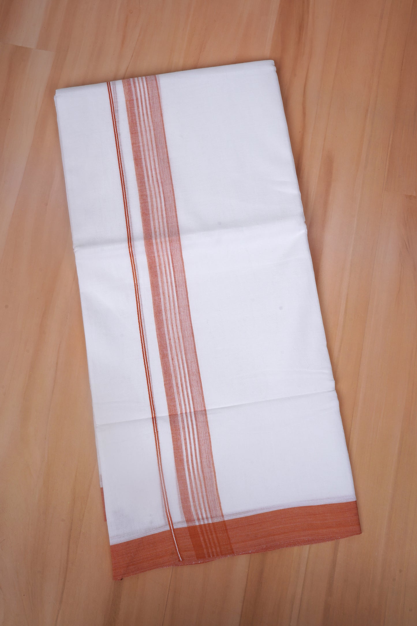 FCD-581 W/D DHOTI 3.80 MTR - Light Orange