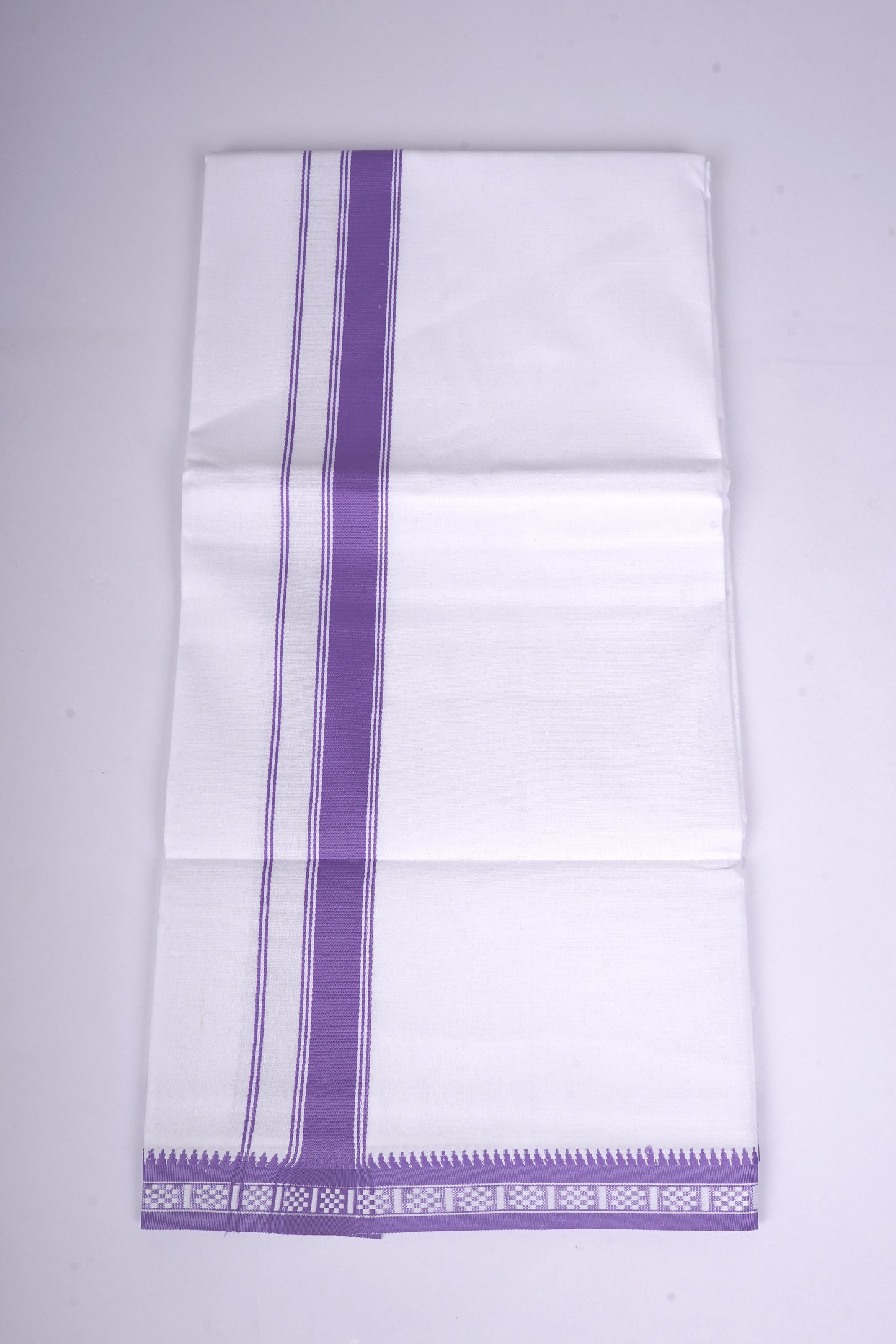 FS-126 W/S DHOTI   1.90 MTR - violet