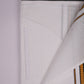 PKT FS-01 VELCRO WHITE SINGLE DHOTI -Gold Black