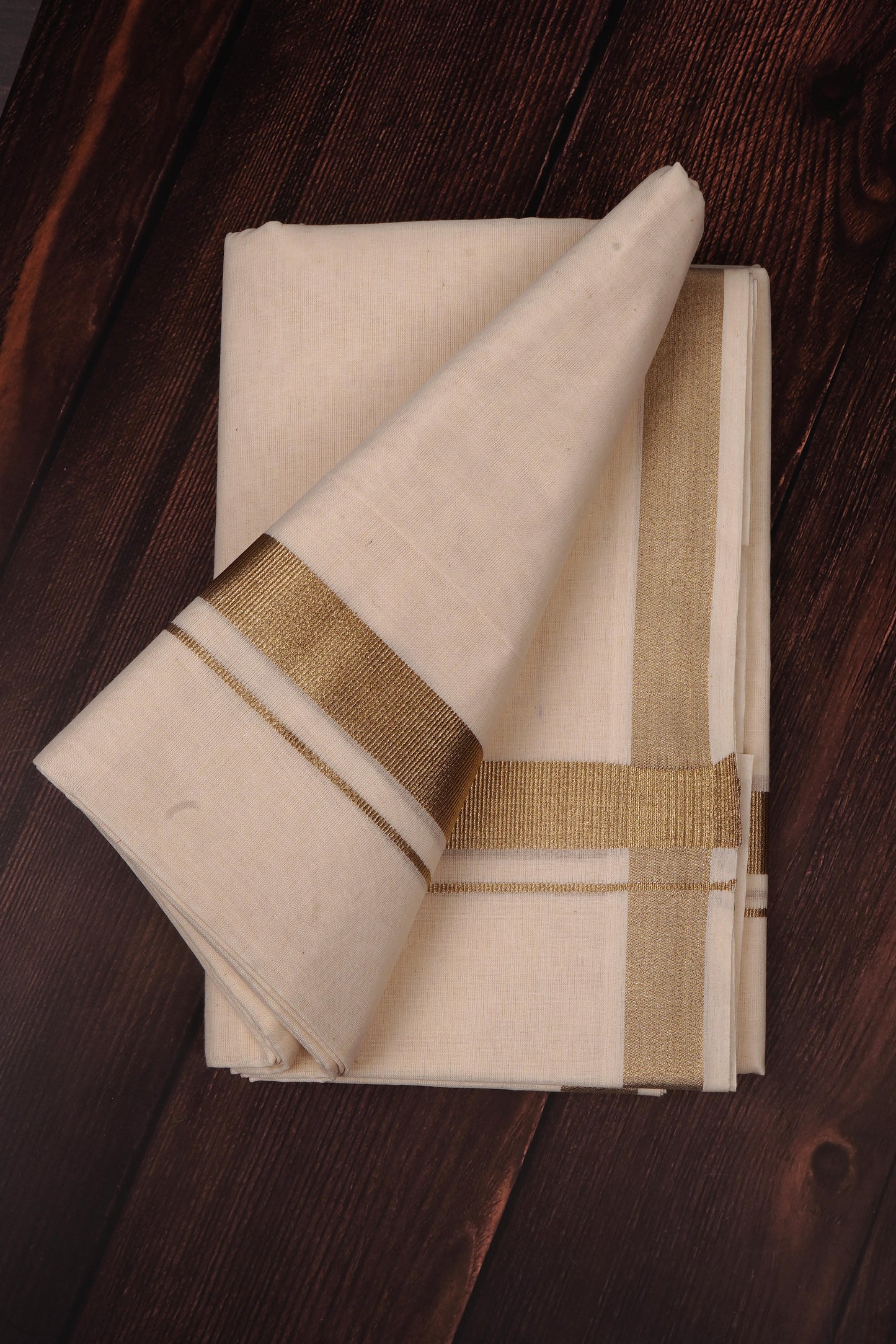 1 ANTIQUE GOLD C/D Dhoti 3.80 MTR