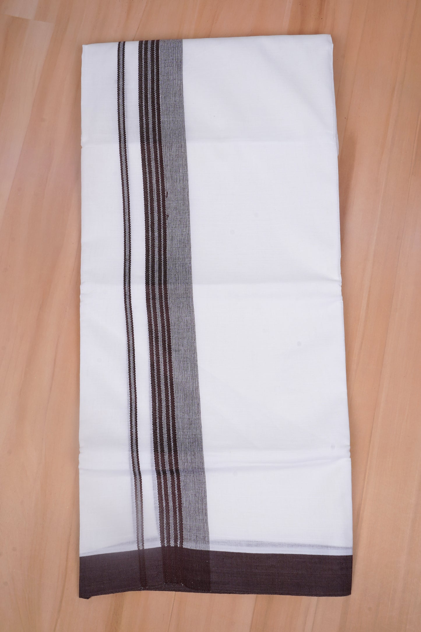 FCD-493 W/D DHOTI 3.80 MTR - D brown