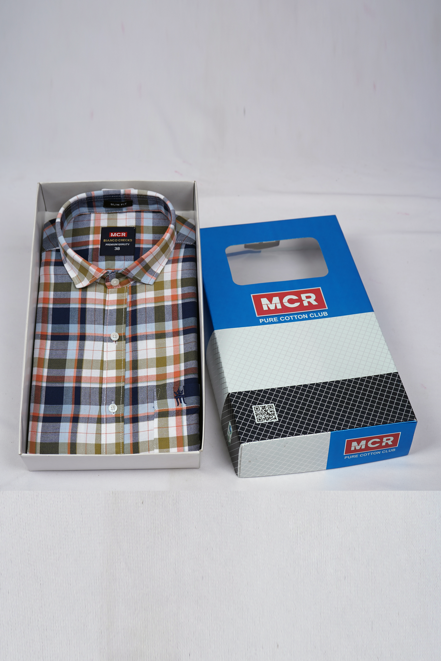 MCR BIANCO CHECKS 91010 Full Sleeve Formal Color Shirt For Men