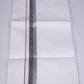 FS-124 W/S DHOTI  1.90 MTR - Silver Dark Violet