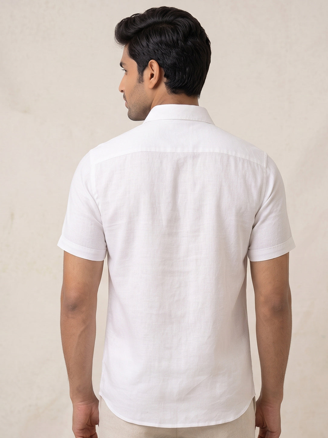 MCR STAIN FREE Half Sleeve Formal White Shirt For Men