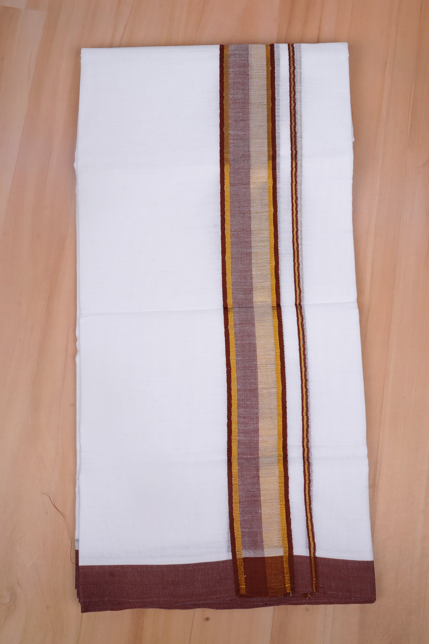 FCD-519 W/D DHOTI 3.80 MTR-Light Brown
