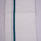 HD-17 W/D DHOTI  3.80 MTR-Dark Green