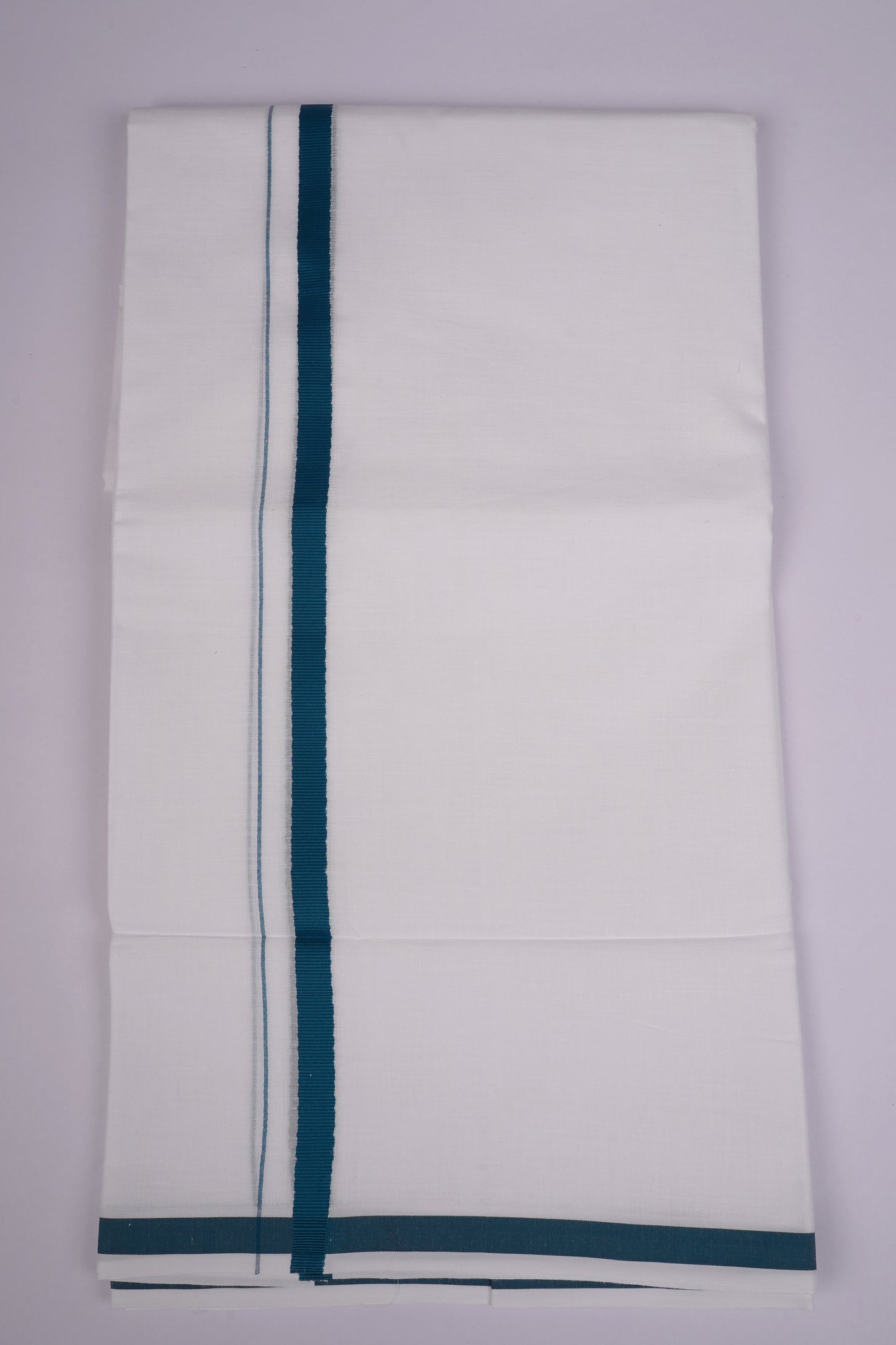 HD-17 W/D DHOTI  3.80 MTR-Dark Green