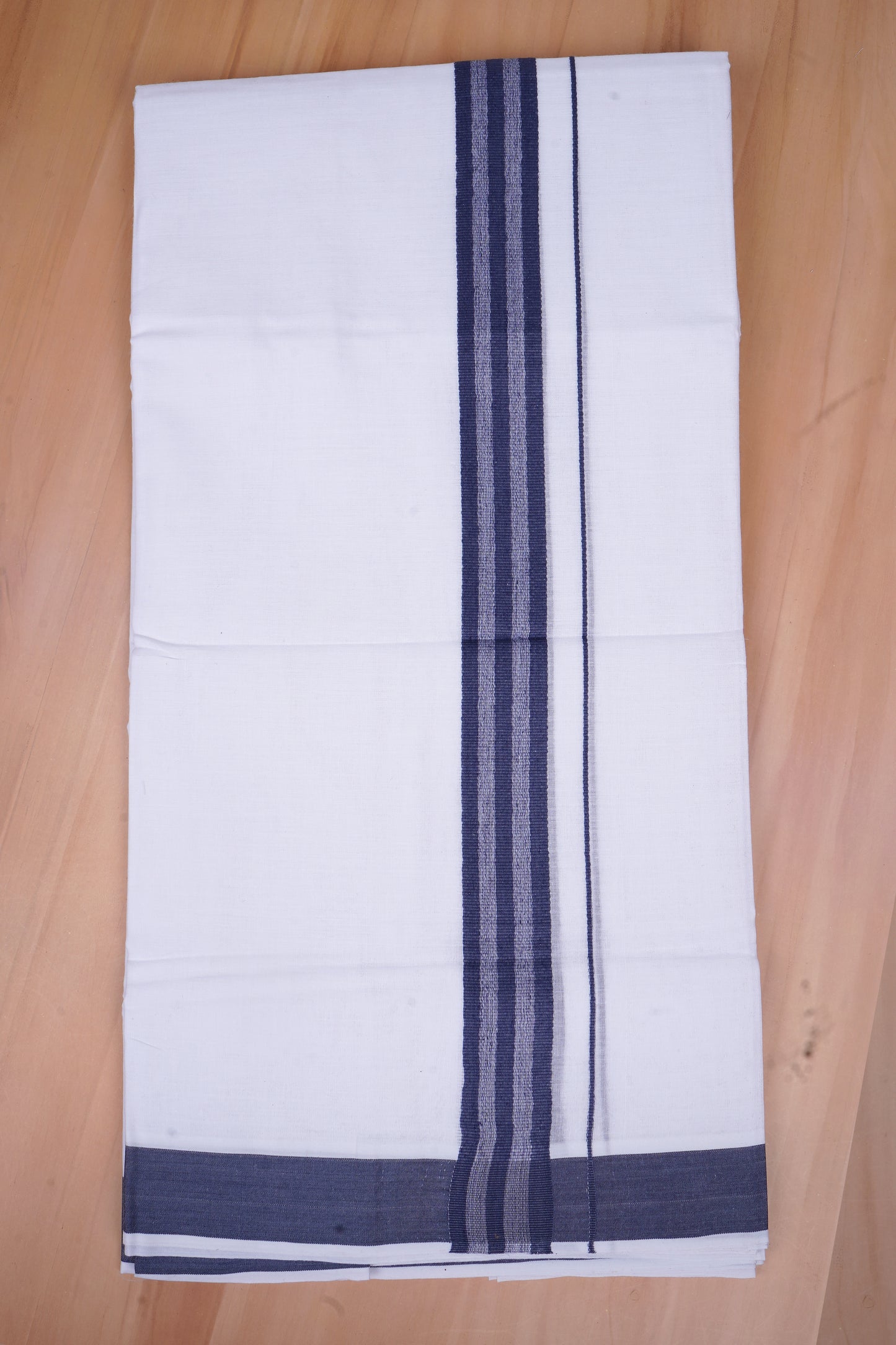 FCD-502 W/D DHOTI 3.80 MTR-Dark Blue