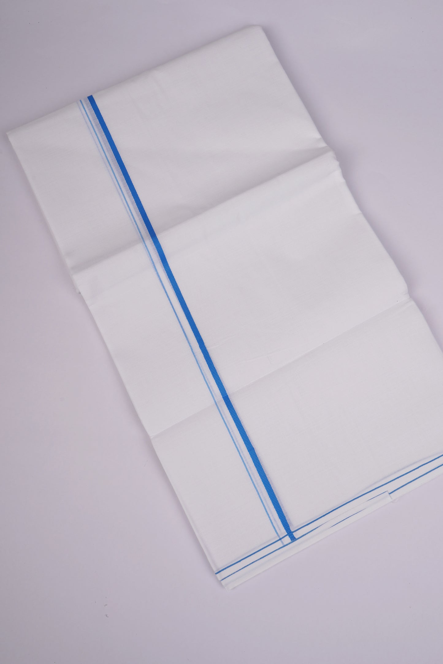SD-10 W/D DHOTI   3.80 MTR-Blue